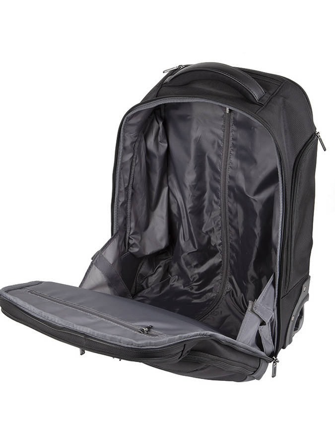Voyager Wall Street Trolley Backpack -black