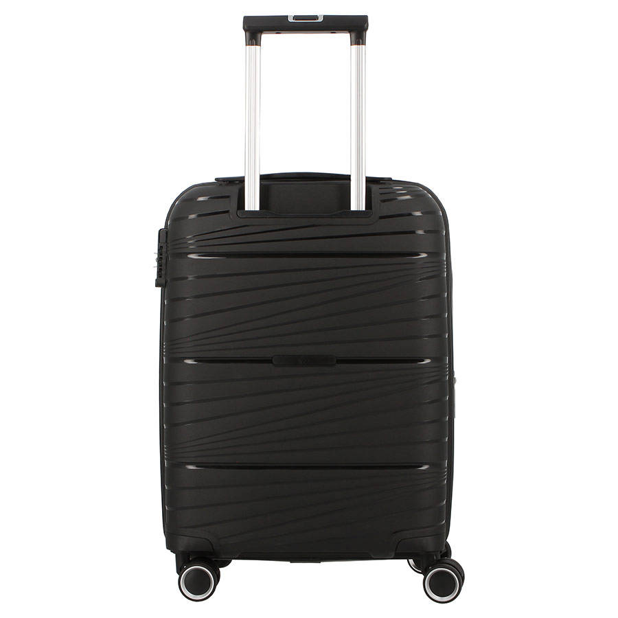 Pierre Cardin Montpellier Hard Case Large Trolley Luggage Black