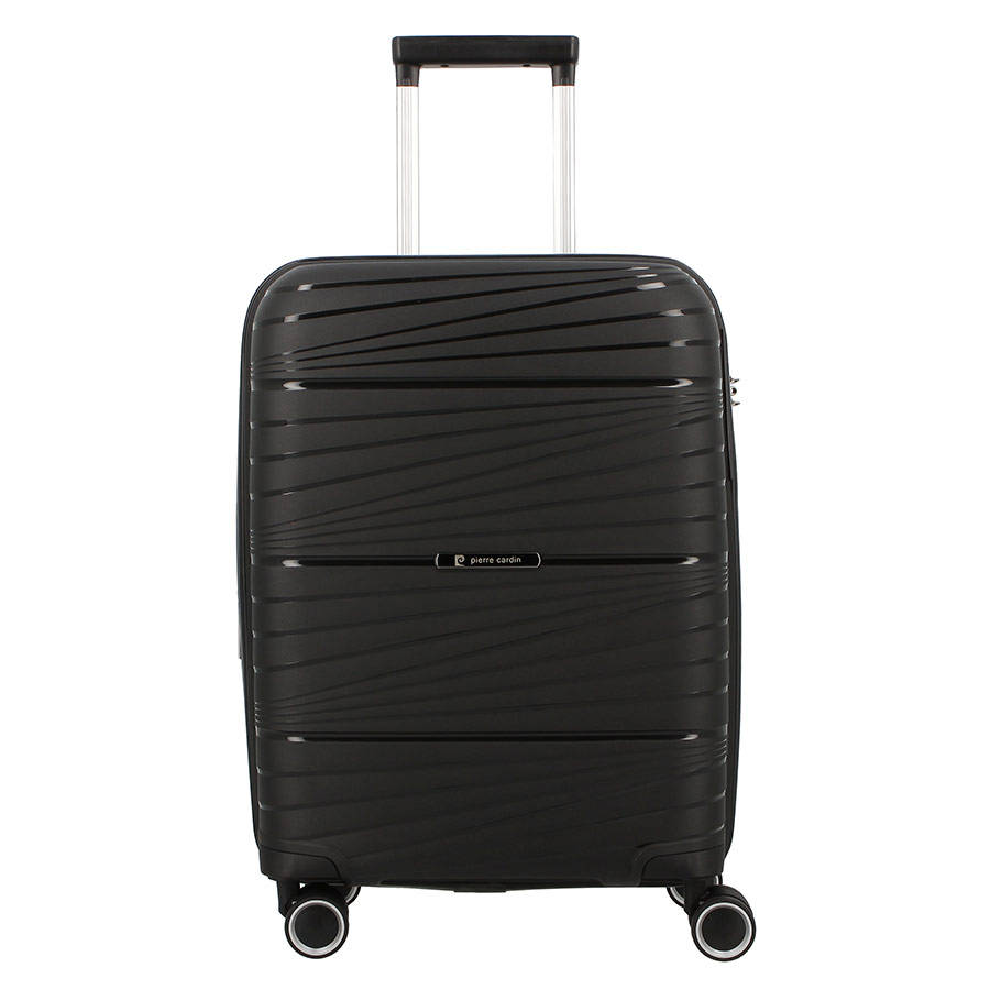 Pierre Cardin Montpellier Hard Case Large Trolley Luggage Black