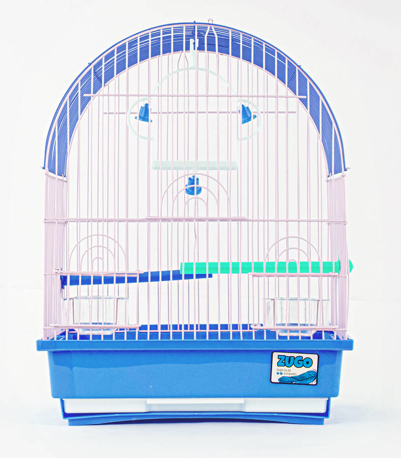 Aviary Bird Cage 2 - 30x23x39 - Blue