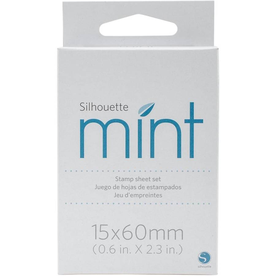 Silhouette Mint Stamp Sheets 15x60mm 2-Pkg