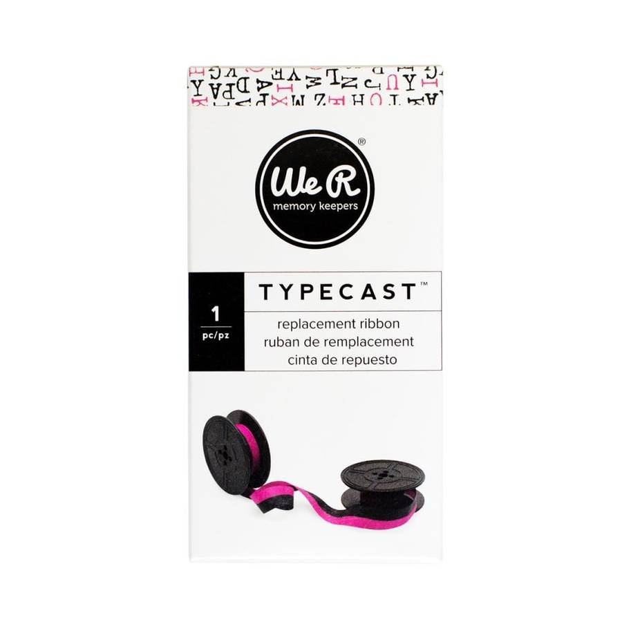 We R Typecast Typewriter Ribbon Magenta/Black - 0.05kg