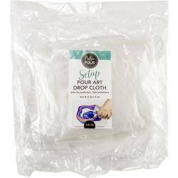 American Crafts Color Pour Plastic Drop Cloth 2/Pkg