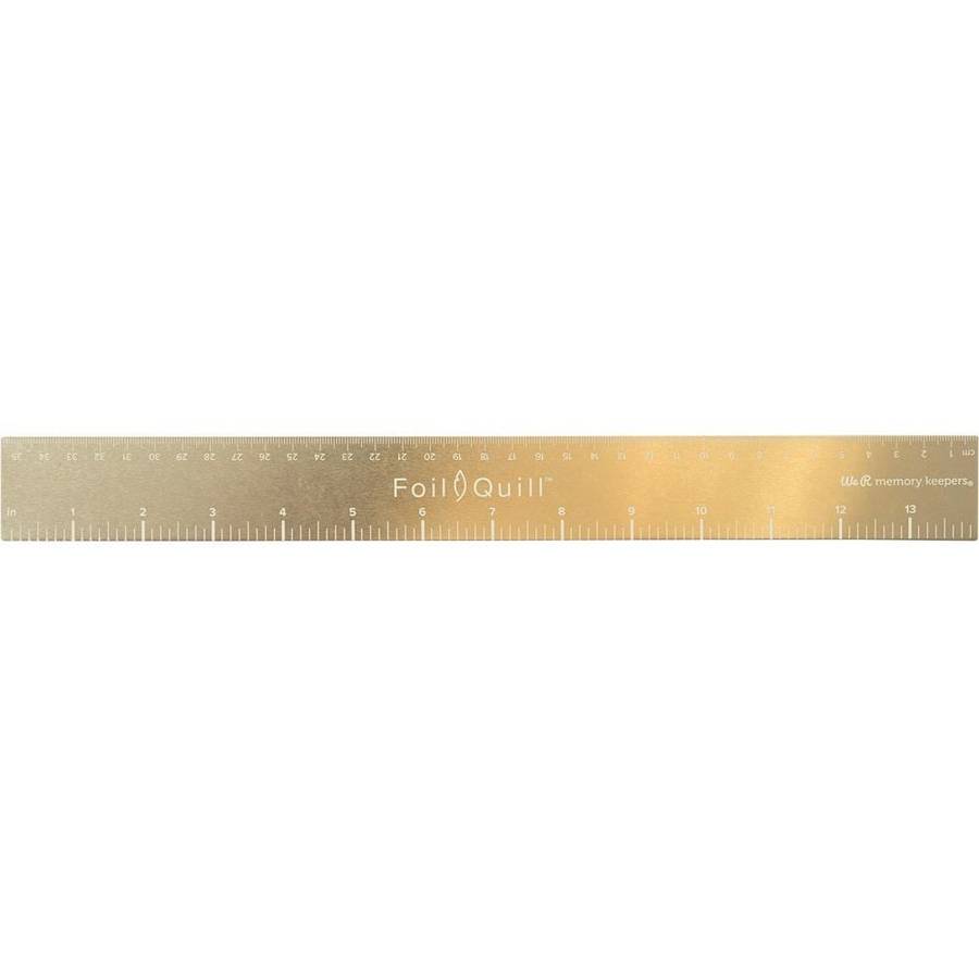 We R Memory Keepers Foil Quill Magnetic Ruler