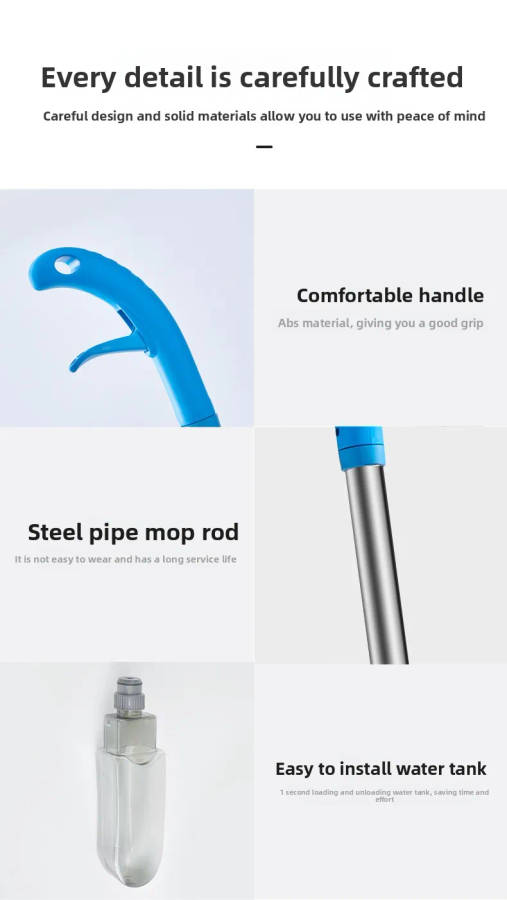 Water Spray Cleaning Mop