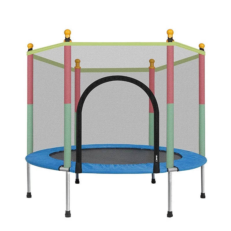 Kids Mini Trampoline With  Net Pad  89 x 27 x 20cm