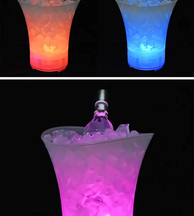 LED Ice Bucket with Bluetooth Speaker 5L