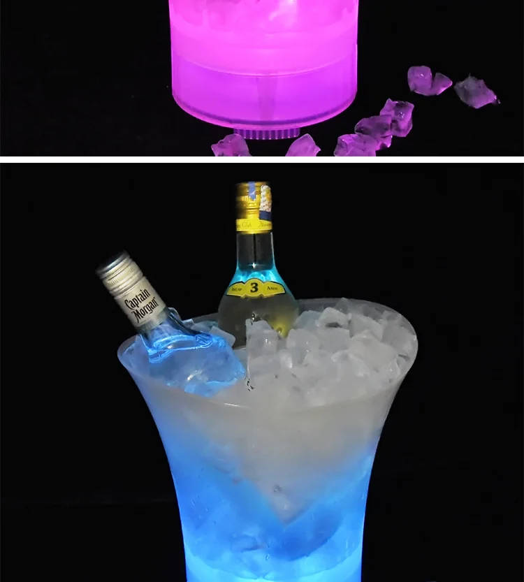 LED Ice Bucket with Bluetooth Speaker 5L
