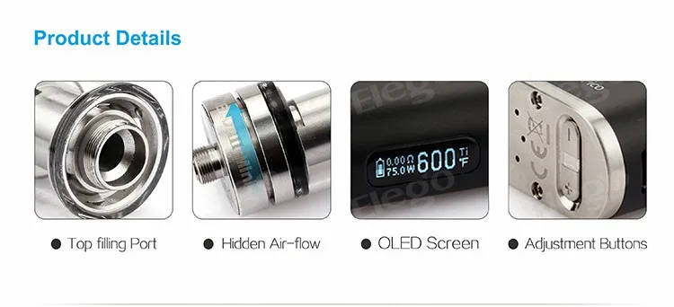 Original Eleaf Istick Pico Kit, Eleaf Istick Pico 75w Mod, Eleaf Istick Pico 75w TC Kit From Elego