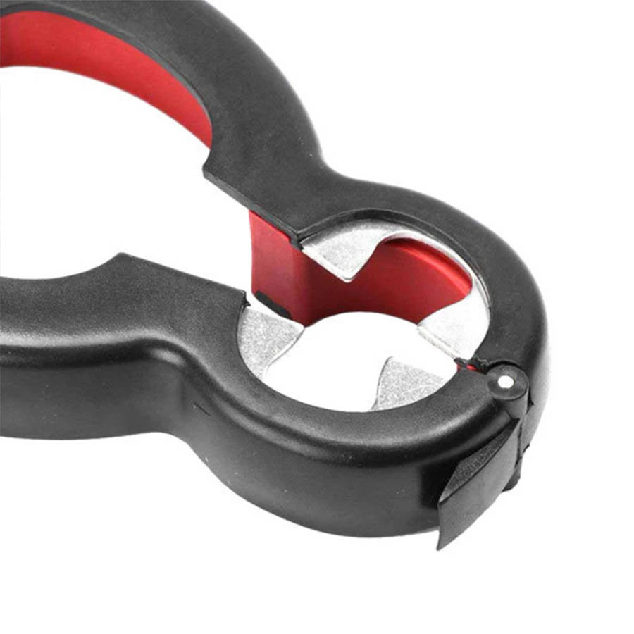 Kichen Tool 6 in 1 Multi Function Twist Bottle Opener Jar Gripper Can Wine Beer Lid Openers