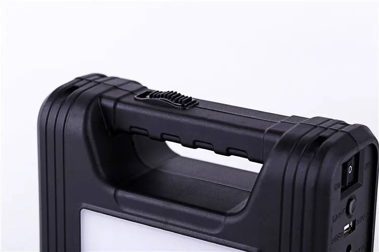 Fashion hot sell mini solar kits gd-8017 gdlite solar panel system for outdoor light with charging mobile phone