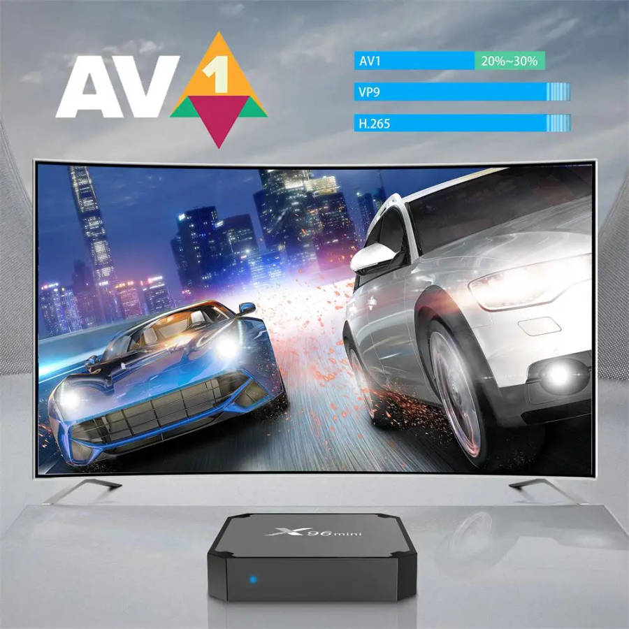 X96Mini W2 Android 11.0 TV Box S905W2 Dual WiFi 4K TV Box Android 2GB Ram 16GB Amlogic X 96 Mini