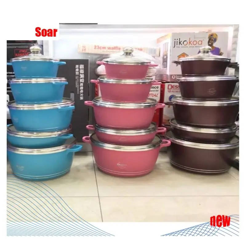 Dessini 10 Pieces Die Casting Cookware Set