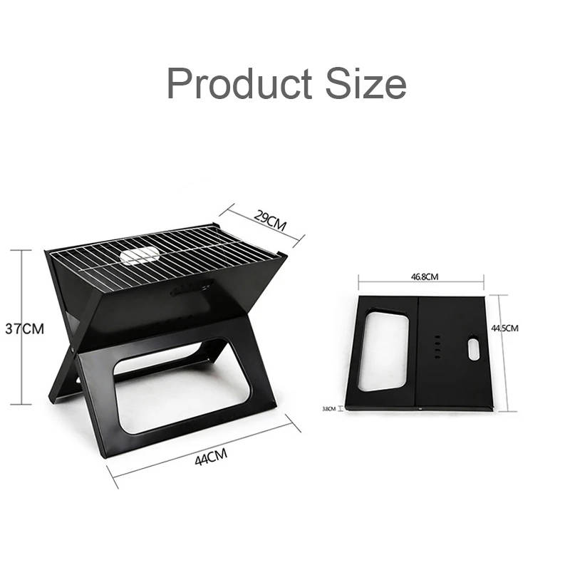 X-type Foldable Portable Grill BBQ Charcoal Grill