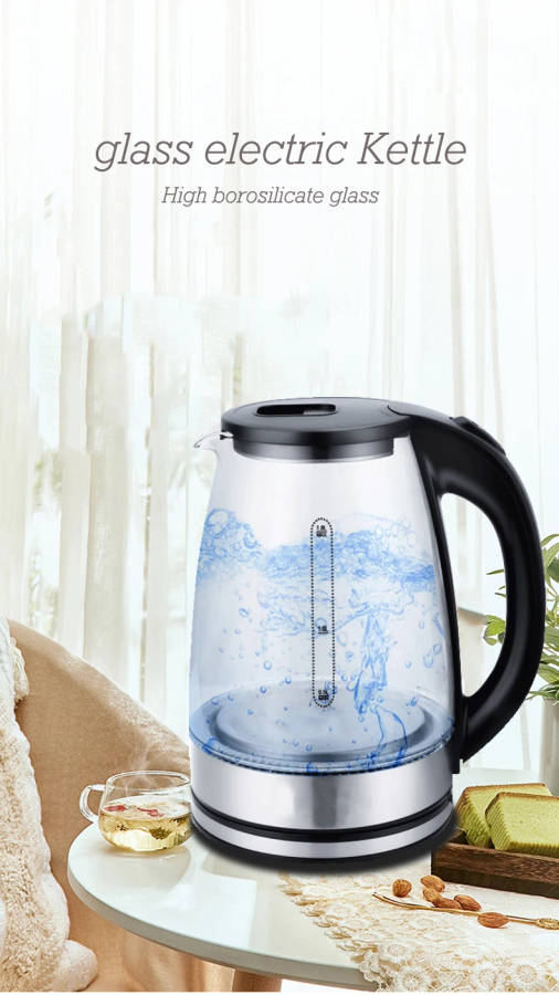 1.7 Liters Tea Maker Glass Kettle With Infuser