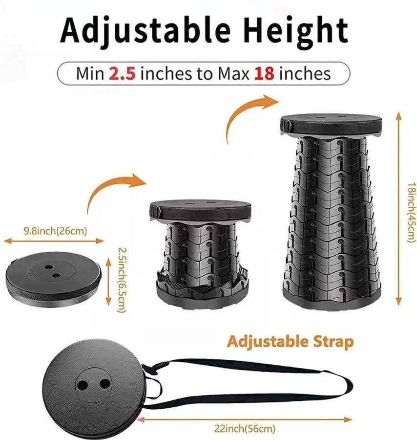 Telescopic seat stool