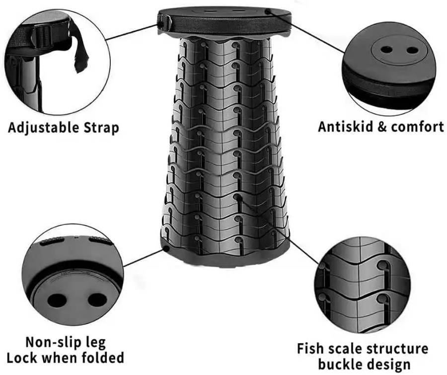 Telescopic seat stool
