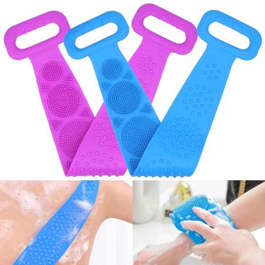 Silicone Brushes Bath Towels Rubbing Back