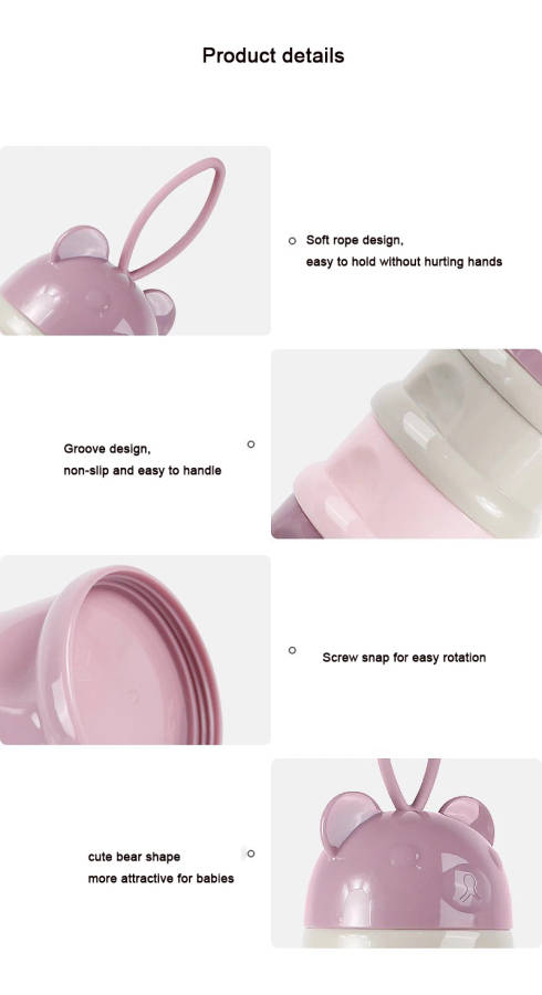 3 Layers baby milk powder formulae dispenser