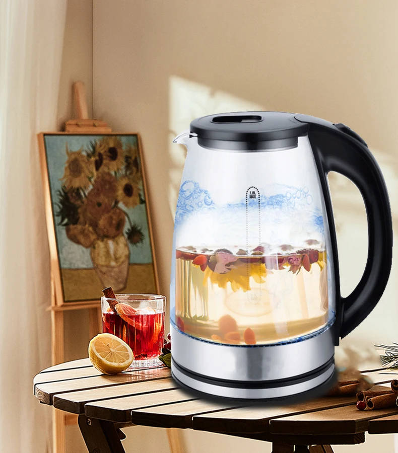 1.7 Liters Tea Maker Glass Kettle With Infuser