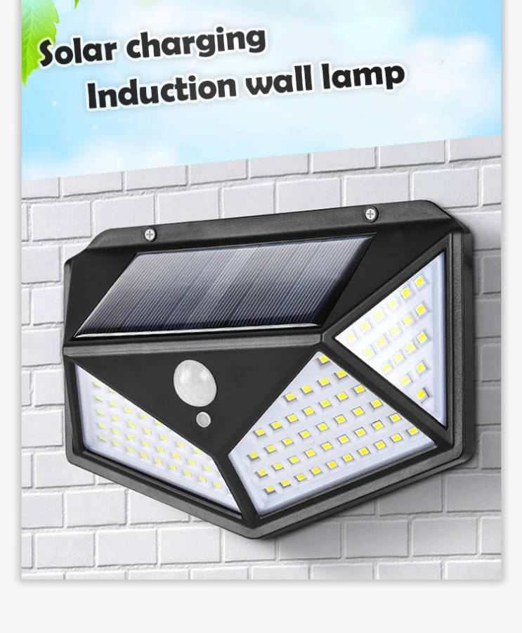 Motion Sensor Solar Powered Pathway Flood Street Lighting Led Wall Lamp RGB Outdoor Waterproof Solar Garden Lights
