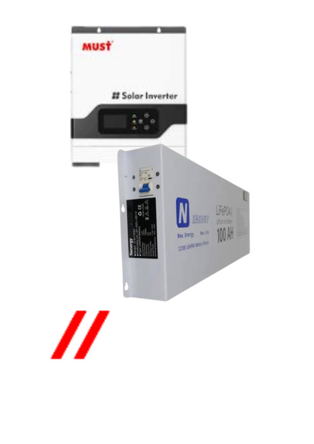 1kva inverter  Must inverter with Lithium battery