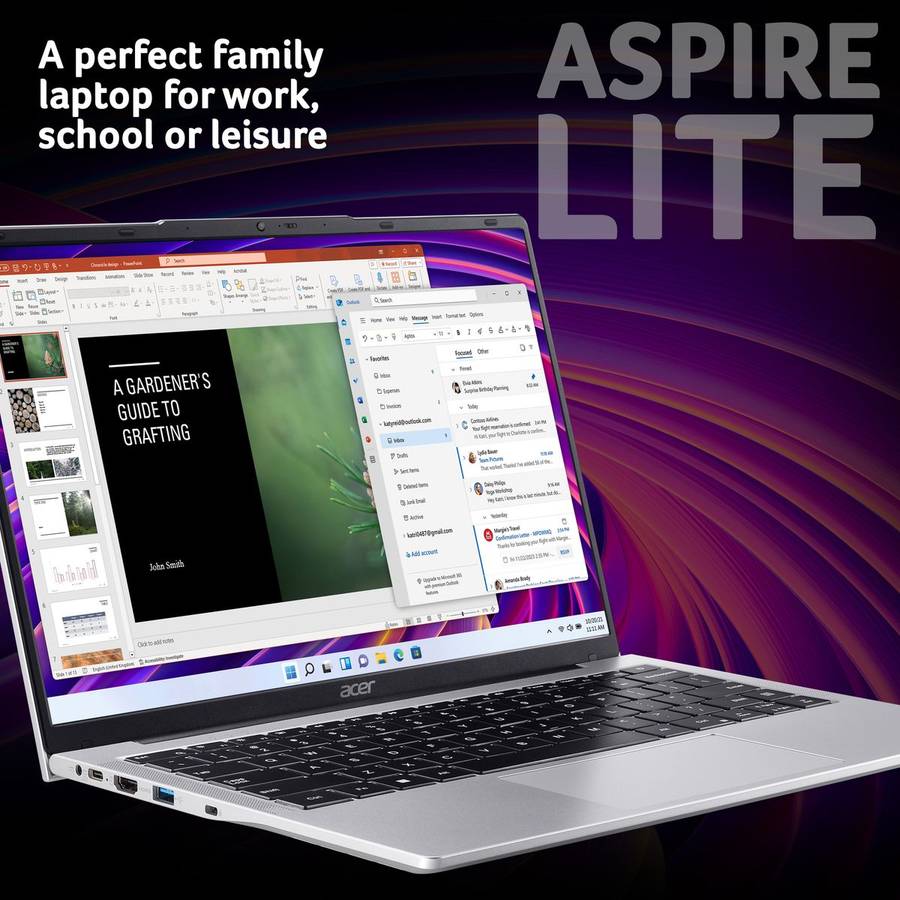 Acer Aspire Lite Intel Core i3 - N300 8GB 512GB SSD 14" IPS WUXGA Notebook