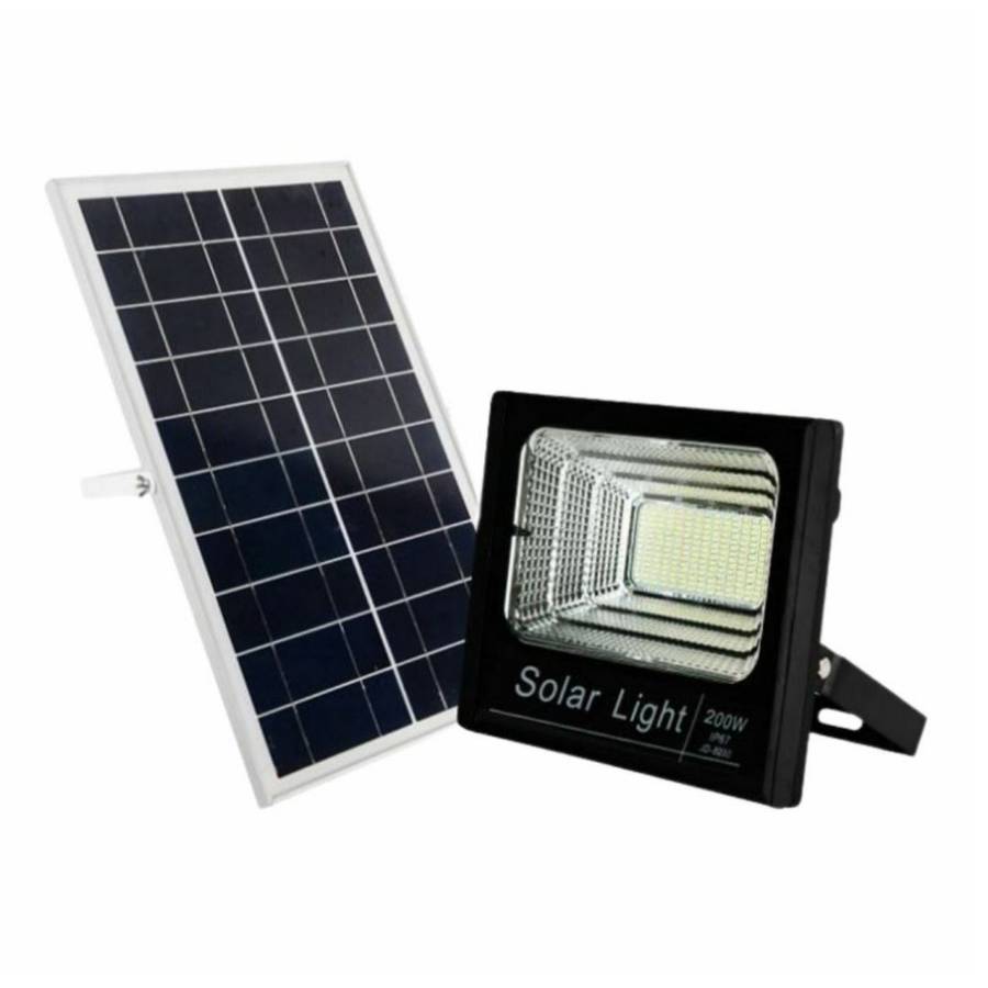 200W Solar LED Outside Flood Light with Remote control