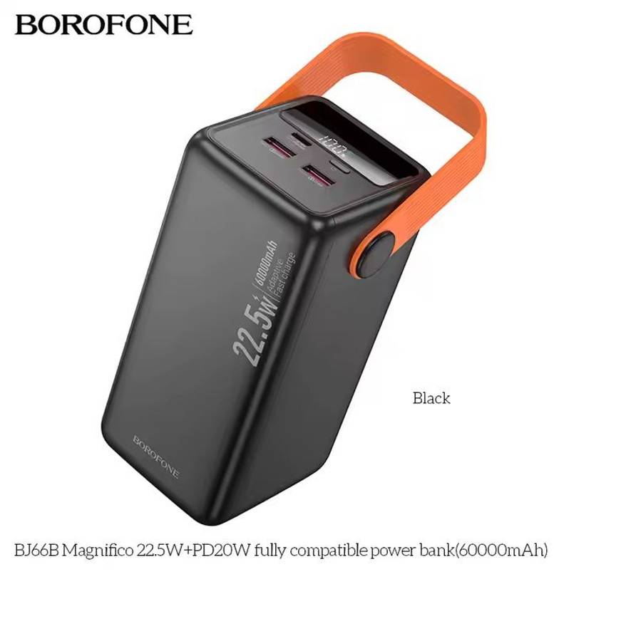 Fast Charging Power Bank With Desk Lamp LED Digital DisplayBJ66B Brofone