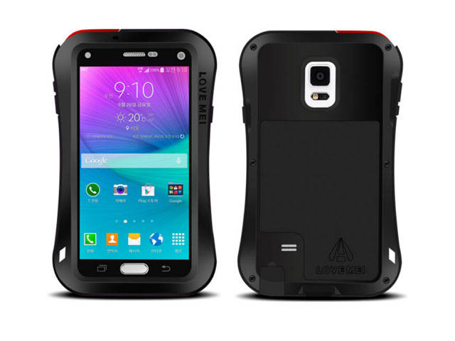 LOVE MEI Samsung Galaxy Note 4 Powerful Small Waist Upgrade Version Case