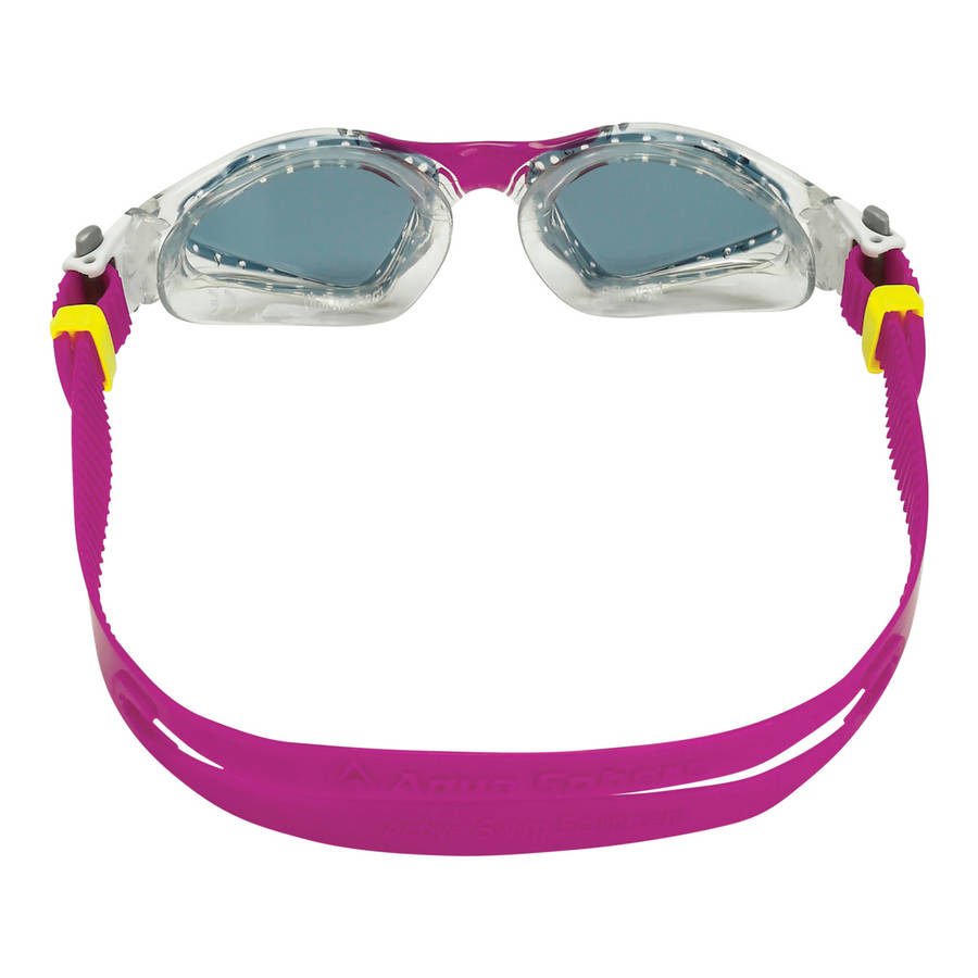 Aquasphere Kayenne Compact - Smoke Lens - Transparent/Raspberry Swim Goggles