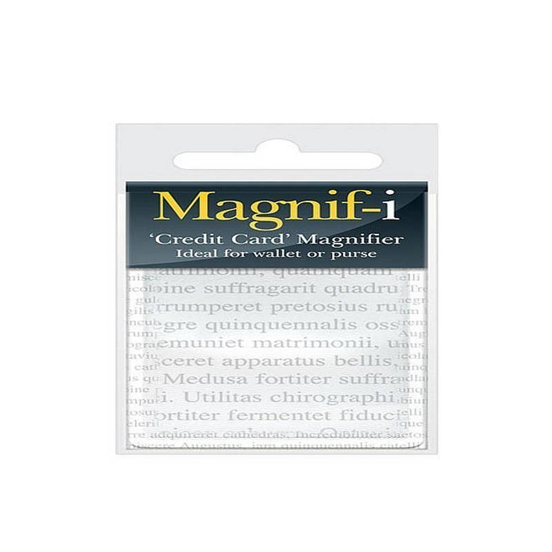 Magnif-I Credit Card Bookmark - 2x Magnifier