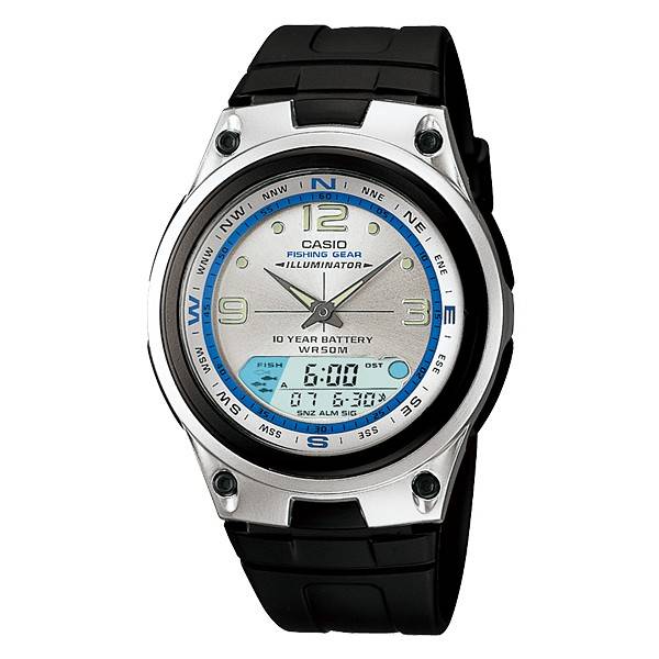 Casio 50m Anadigi Fish Activity - AW-82-7AVDF