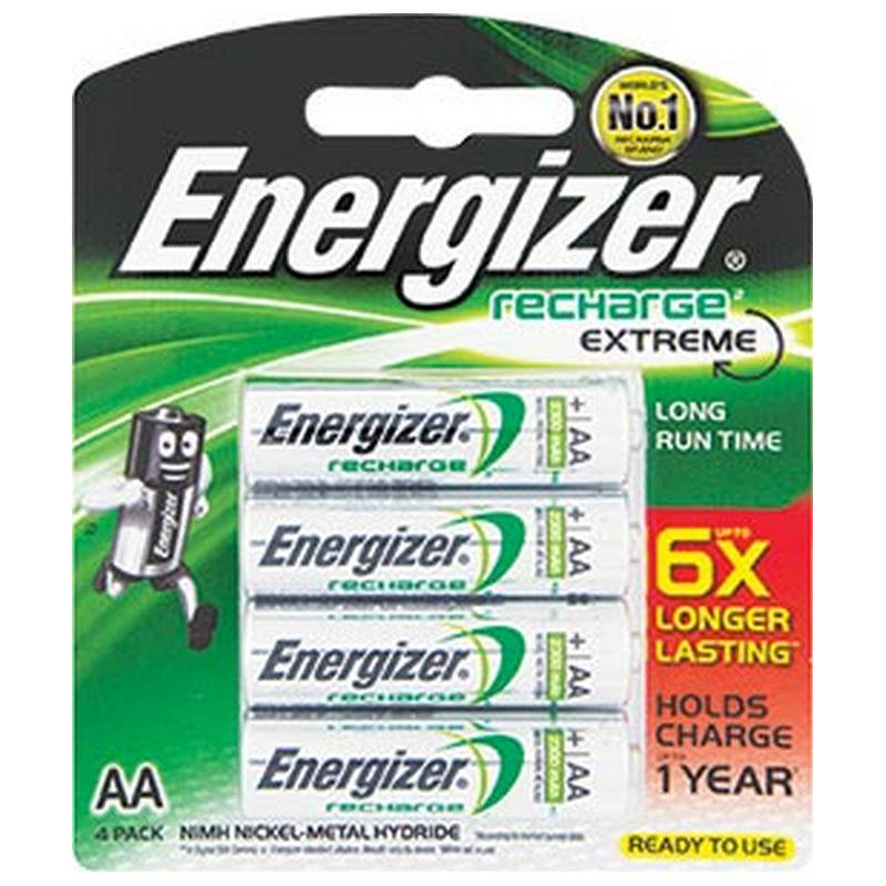 ENERGIZER RECHARGE 2300mAh AA - 4 PACK (MOQ6)