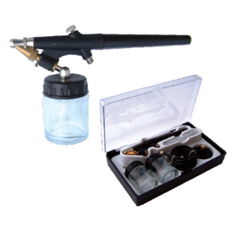 Air Craft Air Brush Kit With 2 Bowls And Hose