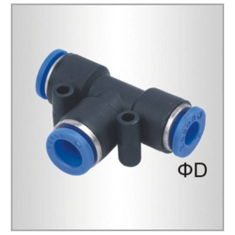 Air Craft Pu Hose Fitting Tee 6mm