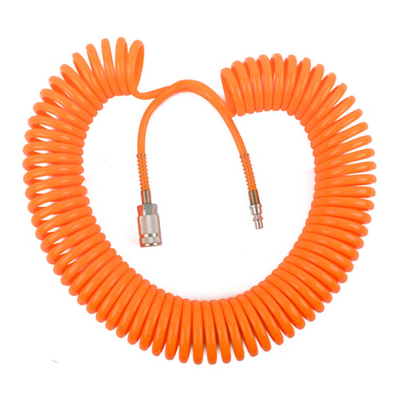 Air Craft Spiral Hose 15mx8mm W/Aro Quick Coupler