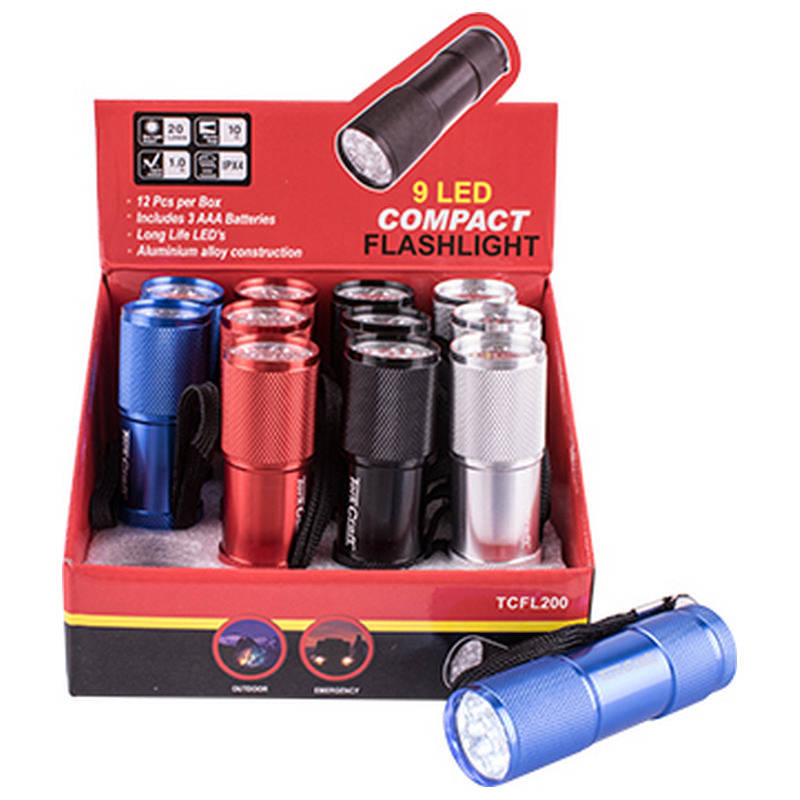 Tork Craft  Compact LED Flashlight (x12 Flashlights)