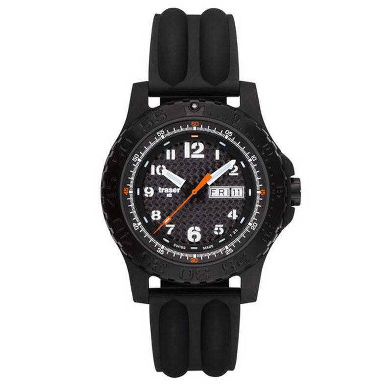 Traser H3 Es Carbbon Pro Silicone Watch (100313)