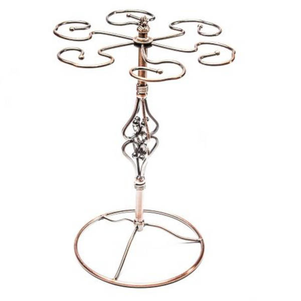 Stylish Retro Tabletop Wine Glass Rack (6 Glass)