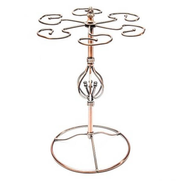 Stylish Retro Tabletop Wine Glass Rack (6 Glass)