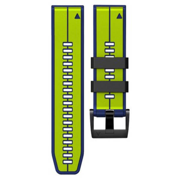 LOBO 26mm Dual-Tone Silicone Watch Strap for Garmin
