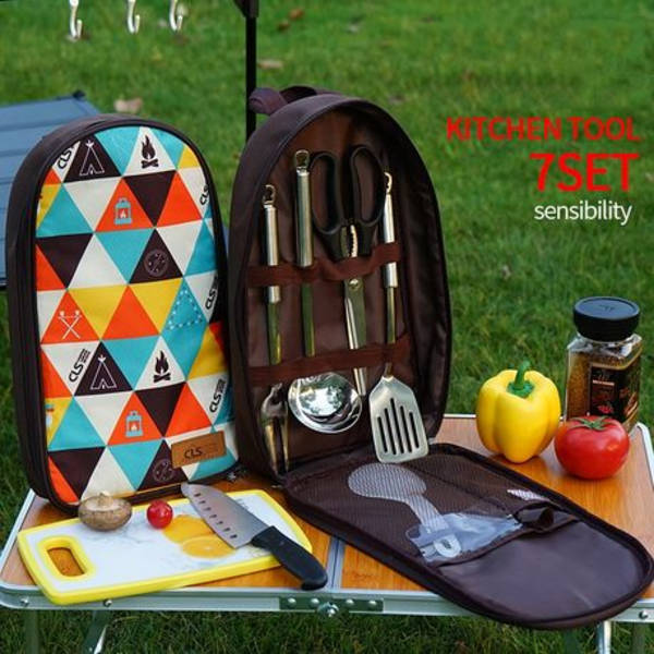CLS 7 in 1 Outdoor Cookware Set with Bag
