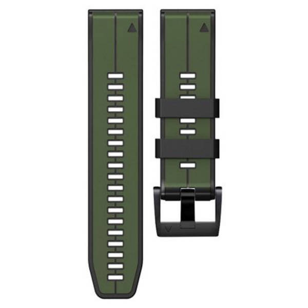 LOBO 26mm Dual-Tone Silicone Watch Strap for Garmin