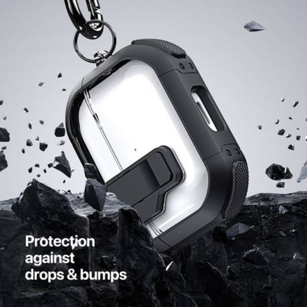 Dux Ducis TPU+PC Case &amp; Carabiner for Apple AirPods Pro 2 (PECN Series)