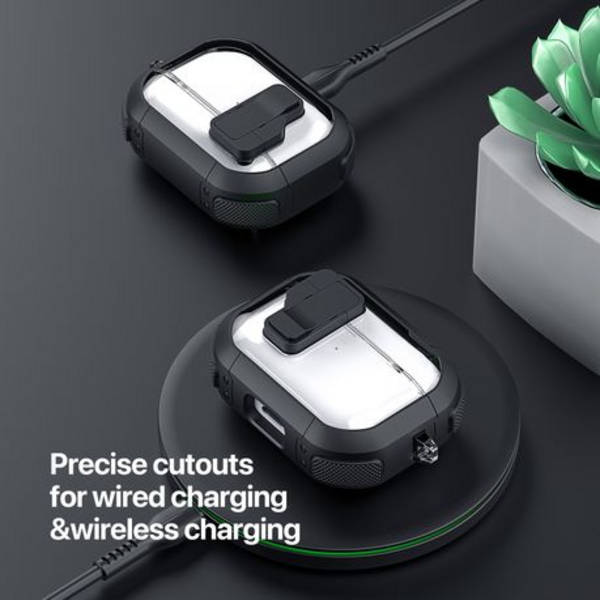 Dux Ducis TPU+PC Case &amp; Carabiner for Apple AirPods Pro 2 (PECN Series)