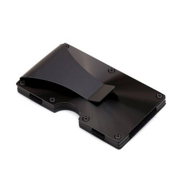T4U Aluminium Minimalist Card Holder &amp; Money Clip RFID Blocking