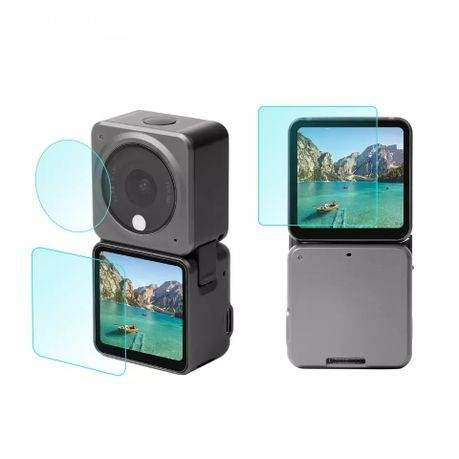 2x SunnyLife Tempered Protector for DJI Action 2 Dual-Screen Combo