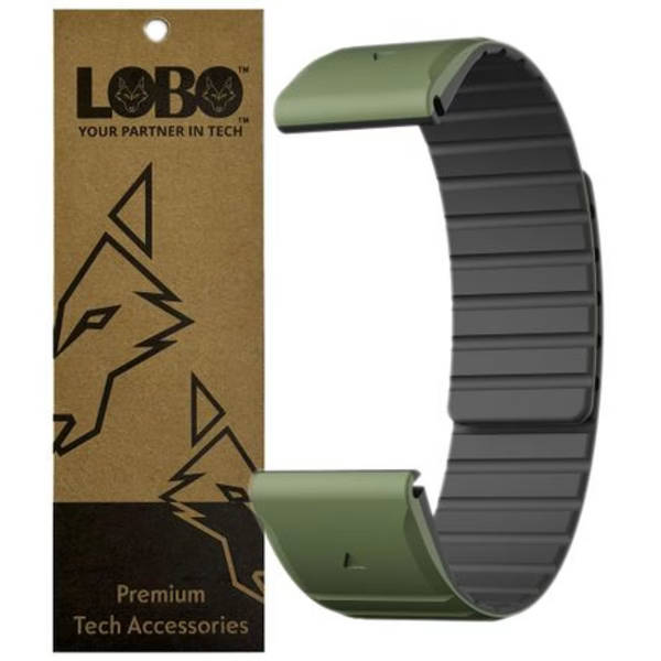 LOBO 22mm Magnetic QuickChange Strap Compatible with Garmin Fenix 5/6/7/8, 965 &amp; More