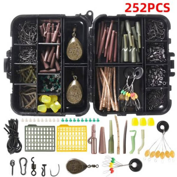 Carp Specimen Fishing Combo with Container - 252piece